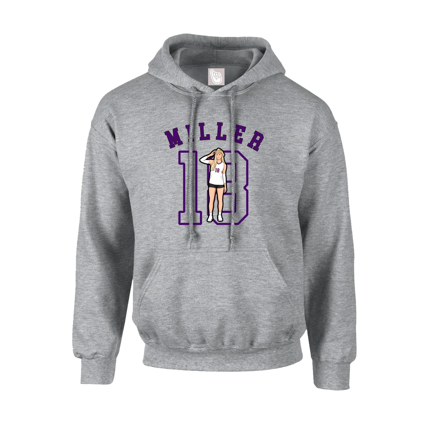 Youth Hoodie — Shirsey Arch in Grey