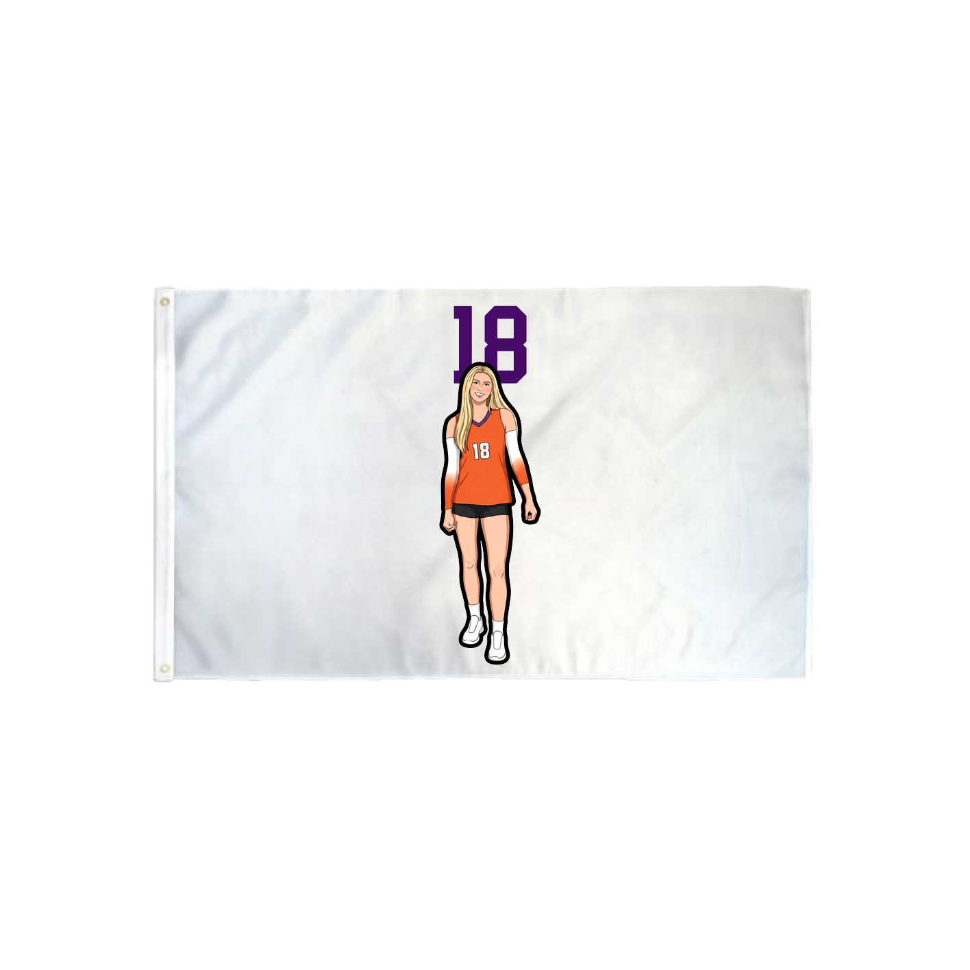 3x5 Flag — Number Top in Classic