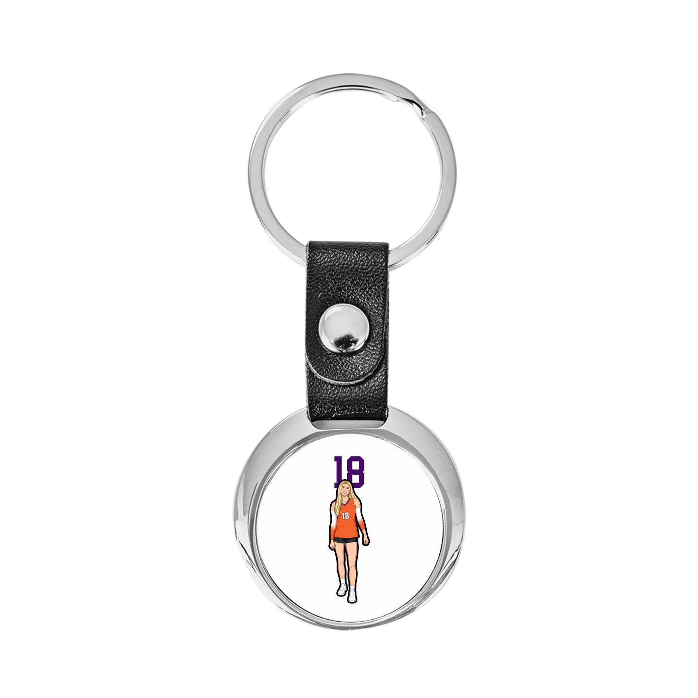 Key Chain — Number Top in Classic
