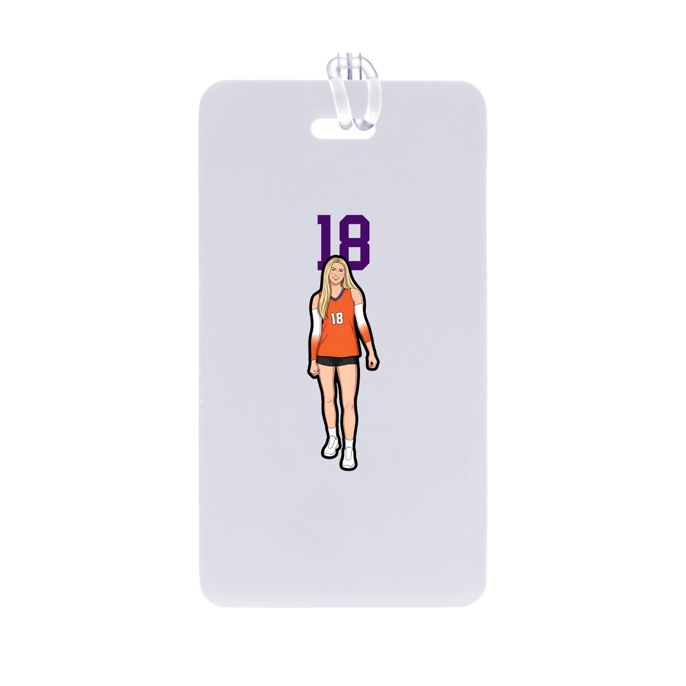 Bag Tag — Number Top in Classic