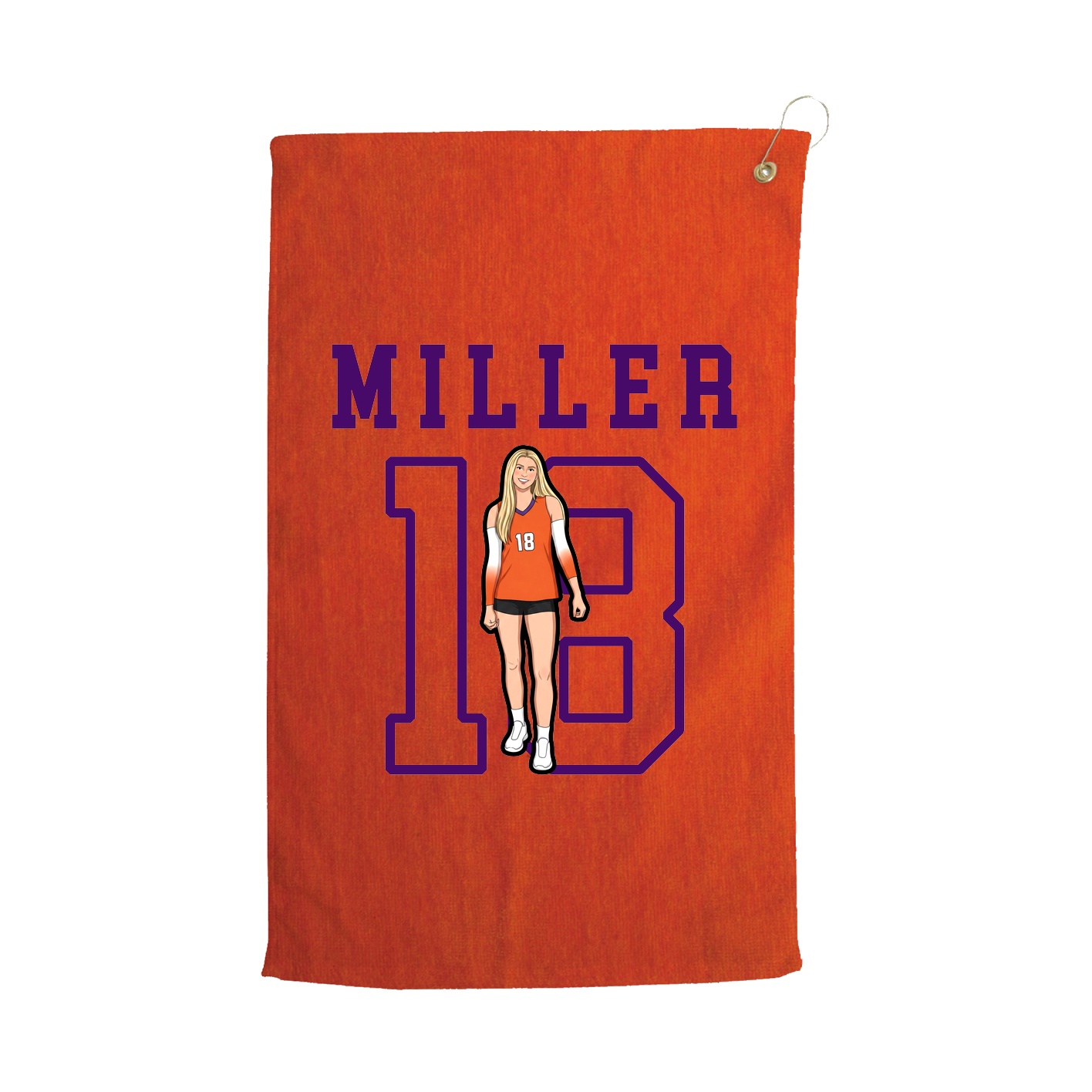 Golf Towel — Shirsey in Orange