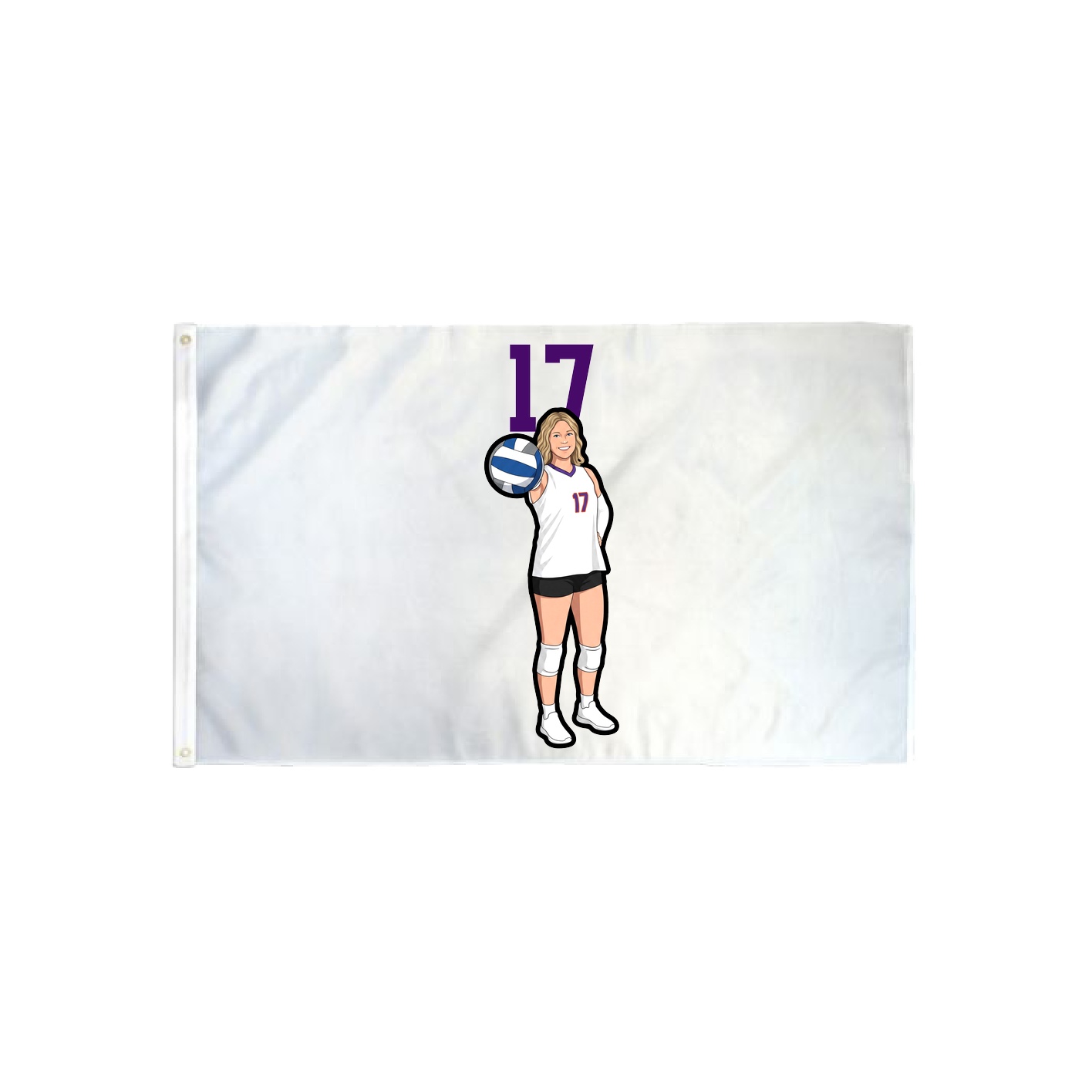 3x5 Flag — Number Top in Classic