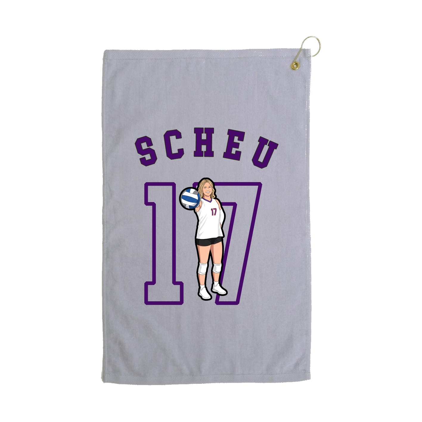 Golf Towel — Shirsey Arch in Grey