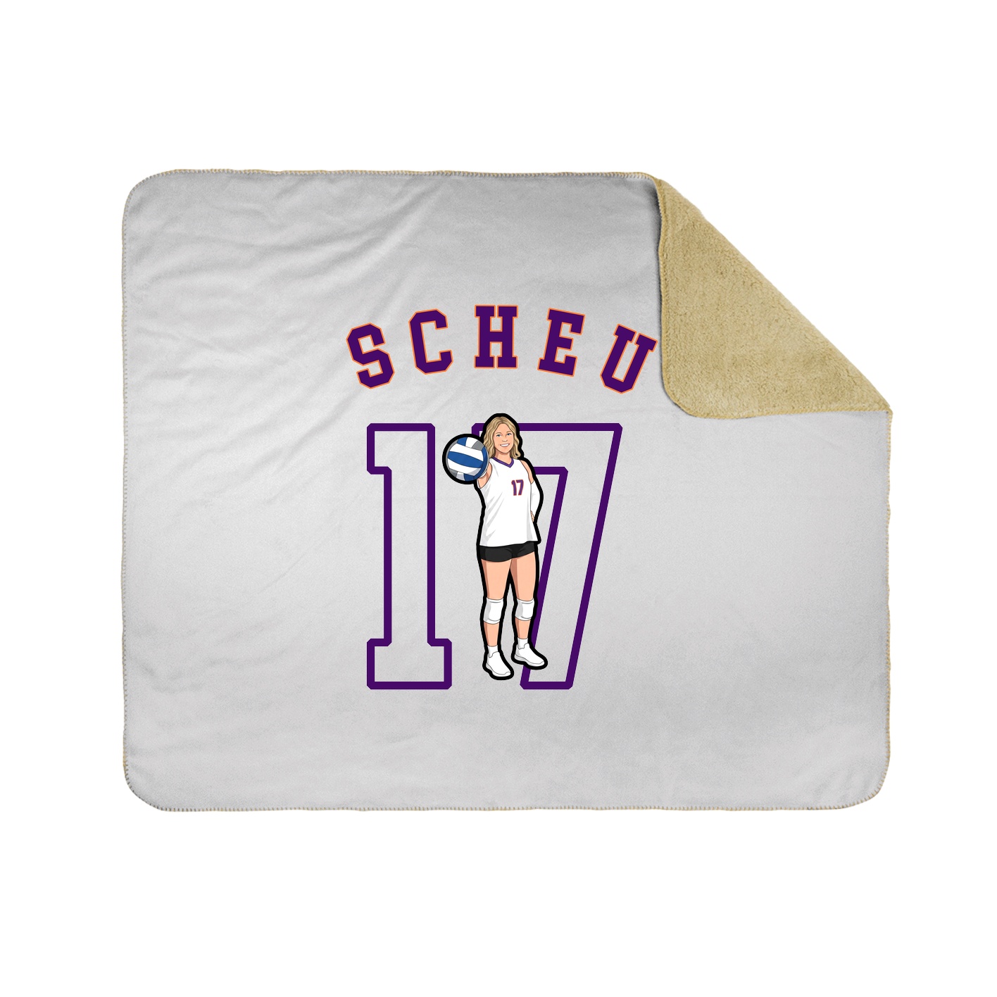 Throw Blanket — Shirsey Arch in White