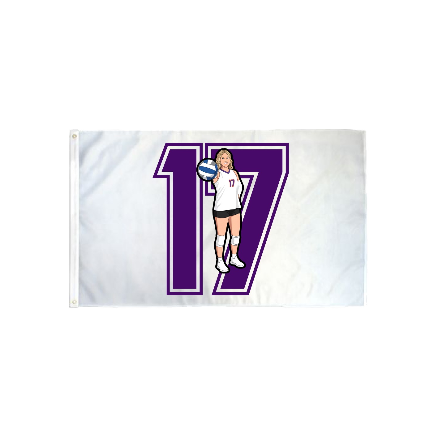 3x5 Flag — Number in Classic