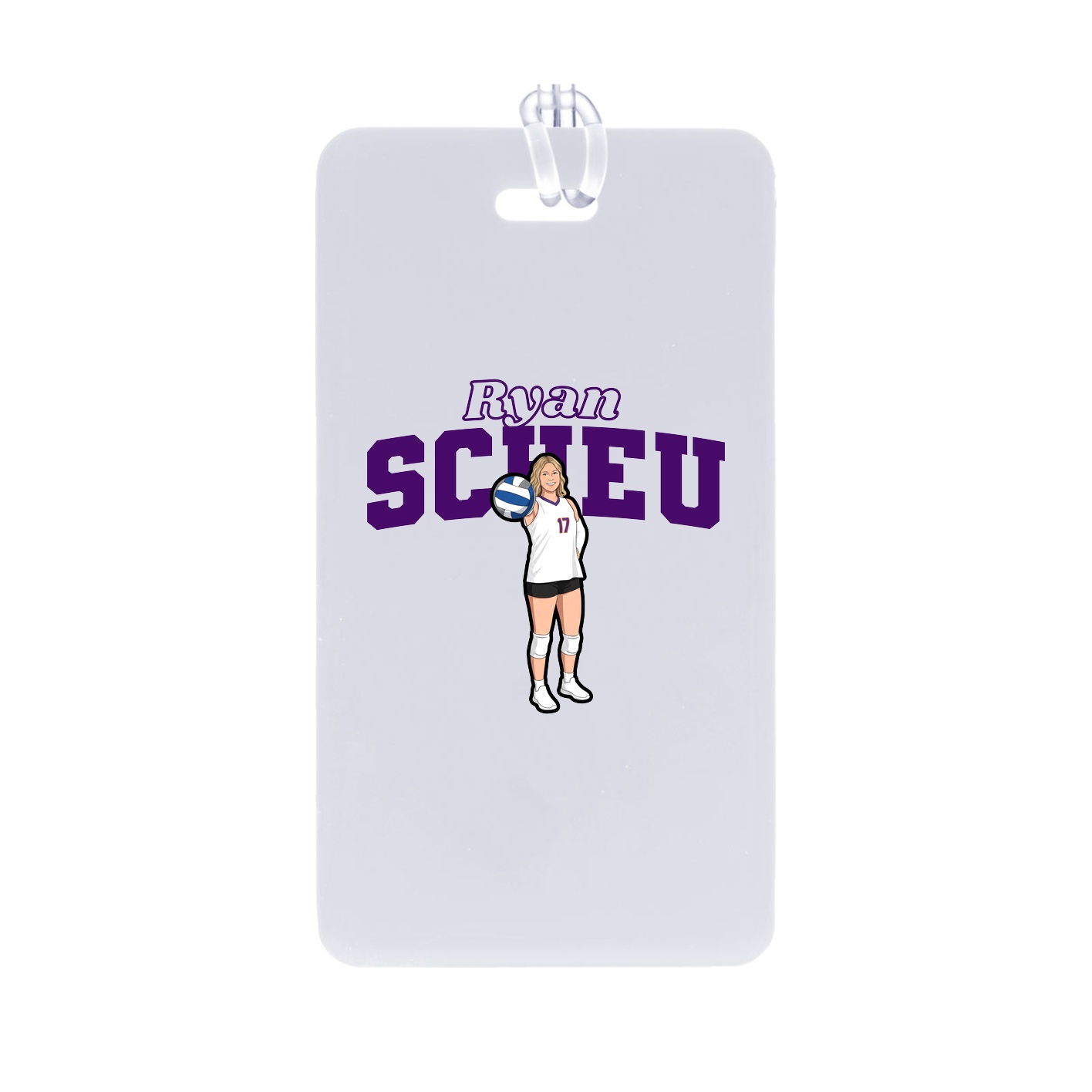 Bag Tag — Name Arch in Classic