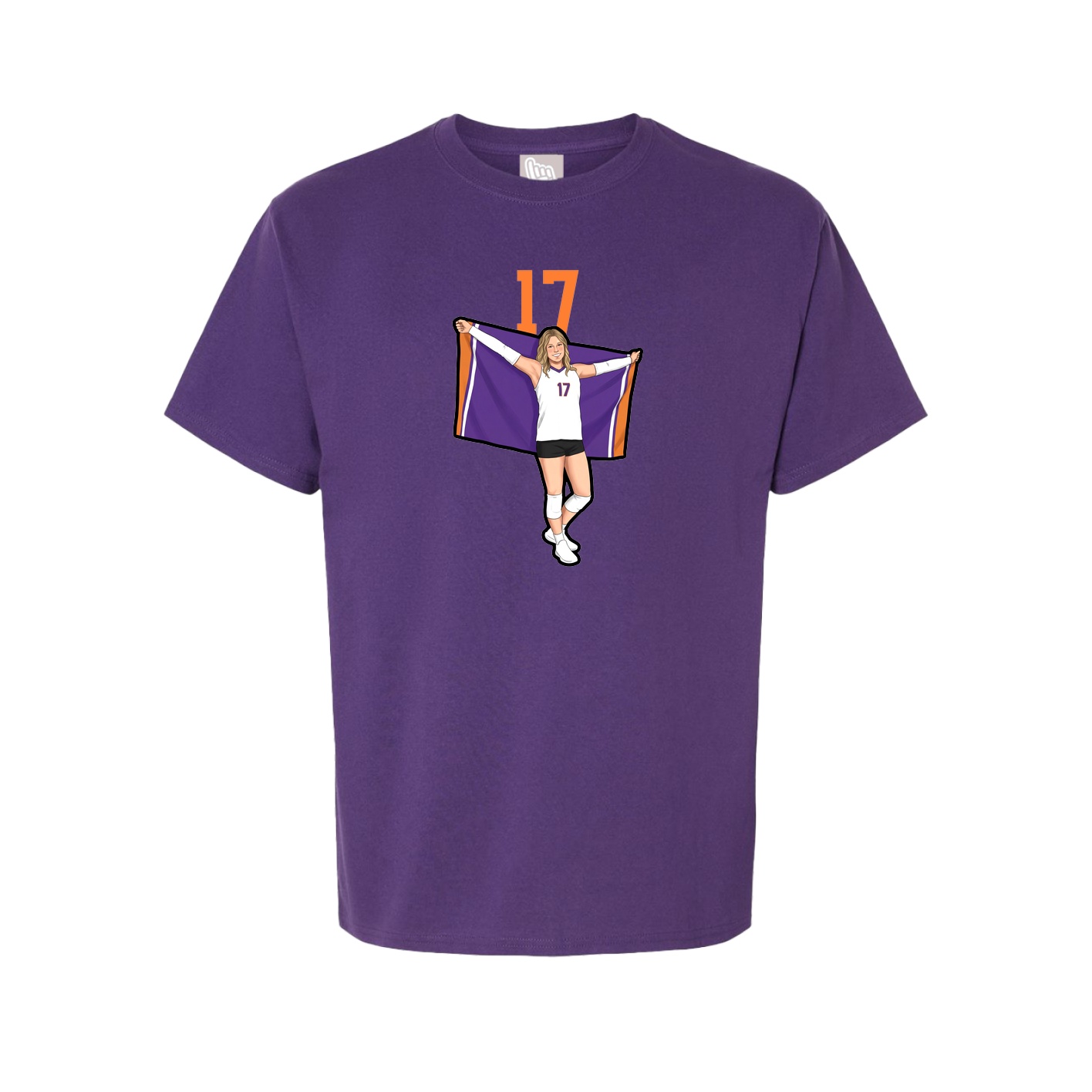 Tee — Number Top in Purple