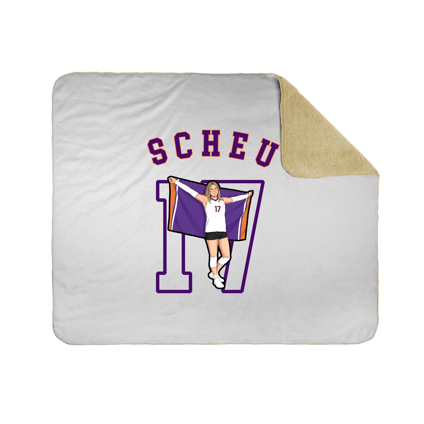 Throw Blanket — Shirsey Arch in White
