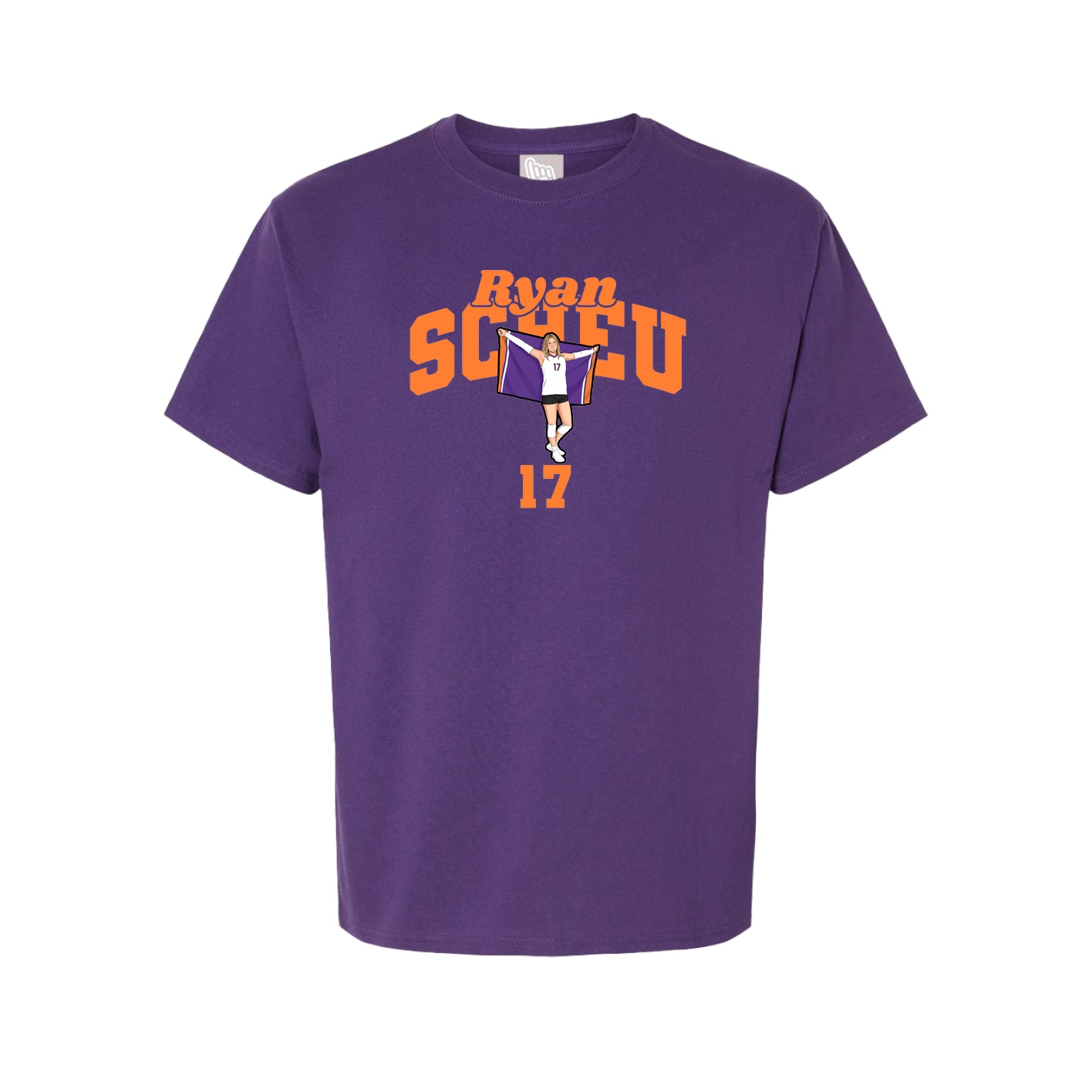 Tee — Signature Arch in Purple