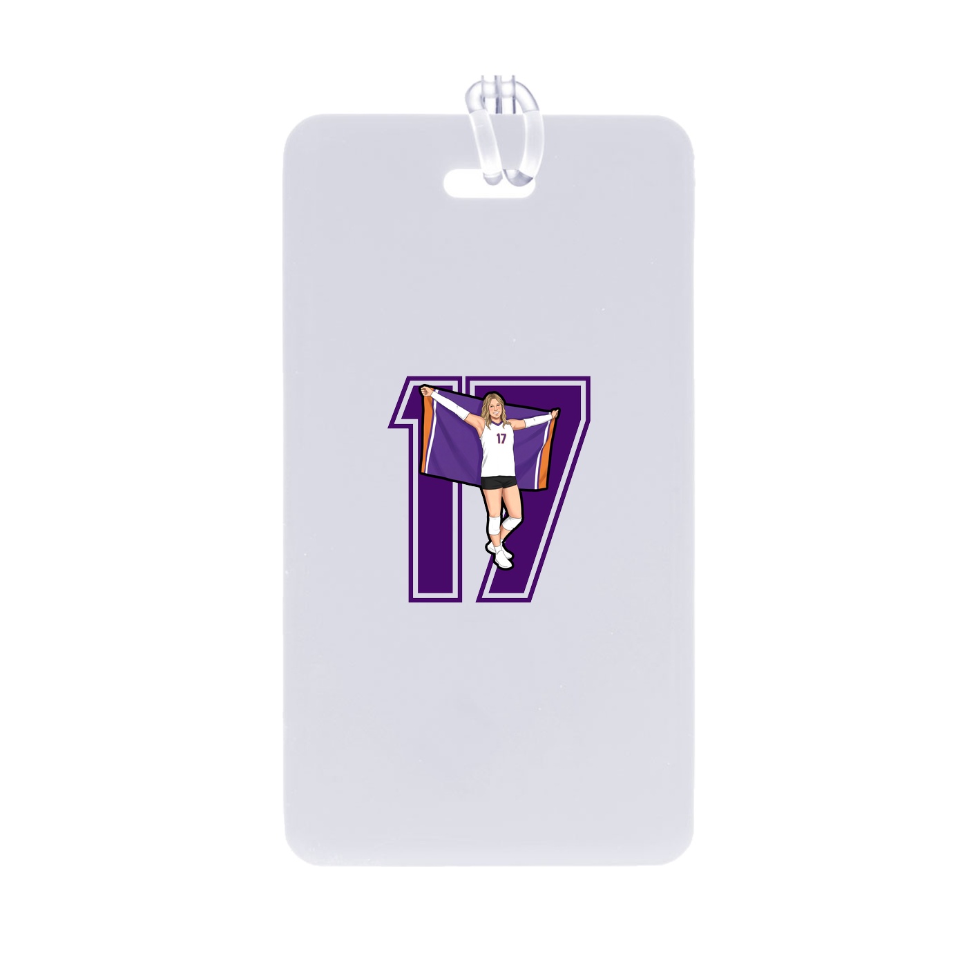 Bag Tag — Number in Classic