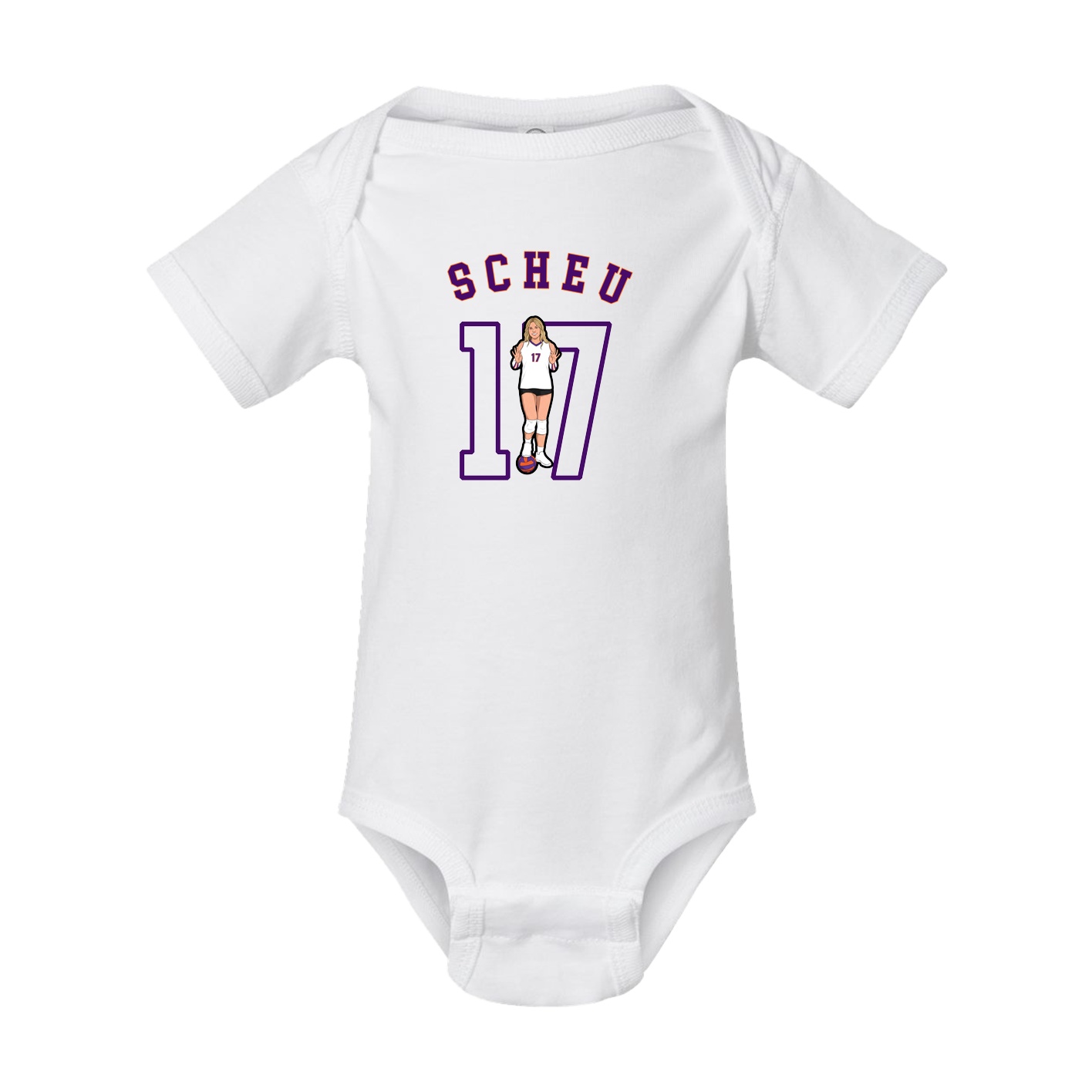 Baby Onesie — Shirsey Arch in White