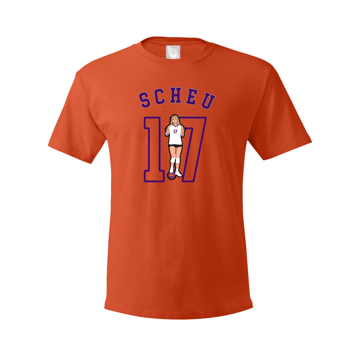 Youth Tee — Shirsey Arch in Orange