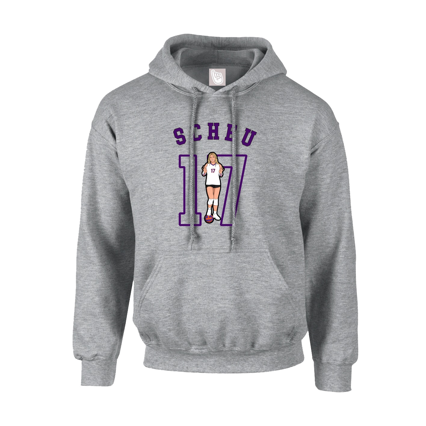Youth Hoodie — Shirsey Arch in Grey