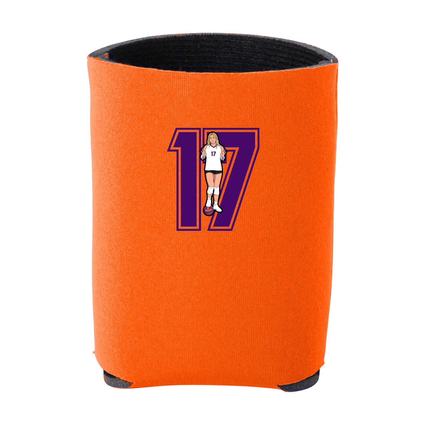 Can Holder — Number in Orange