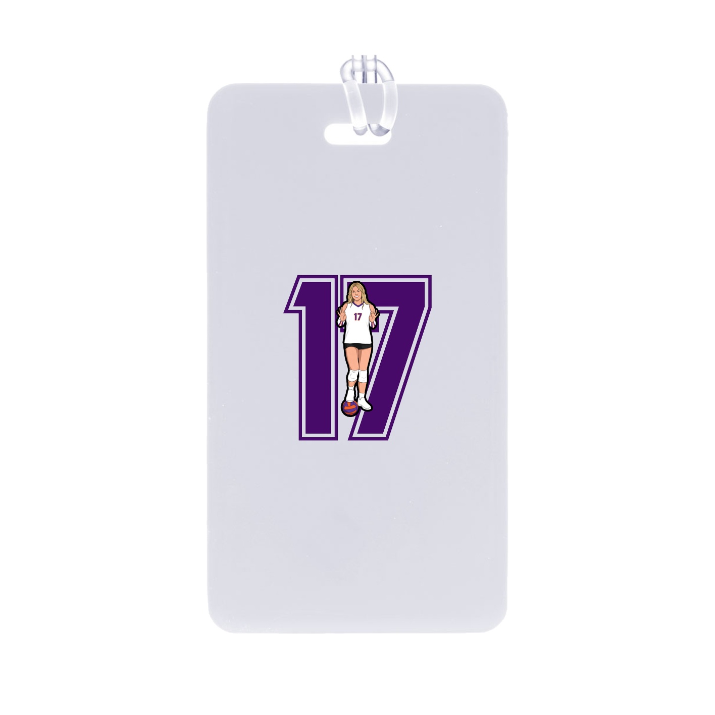 Bag Tag — Number in Classic