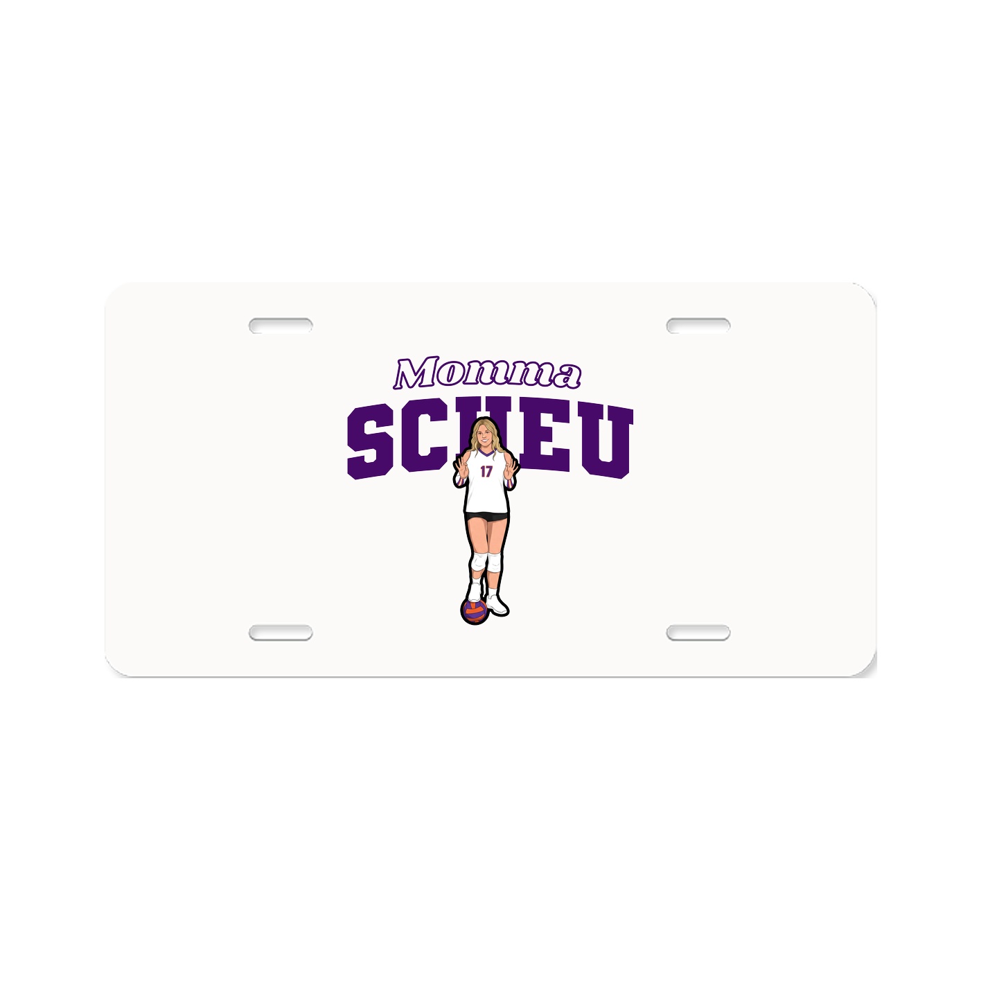 License Plate — Mothers Day Block in Classic
