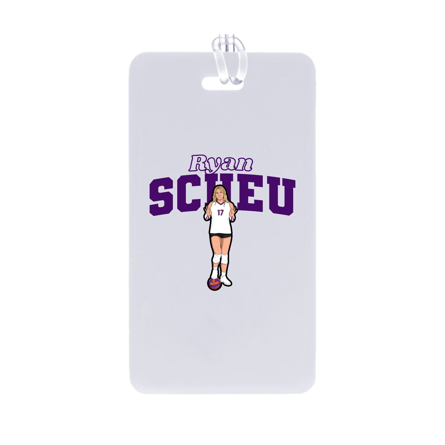 Bag Tag — Name Arch in Classic