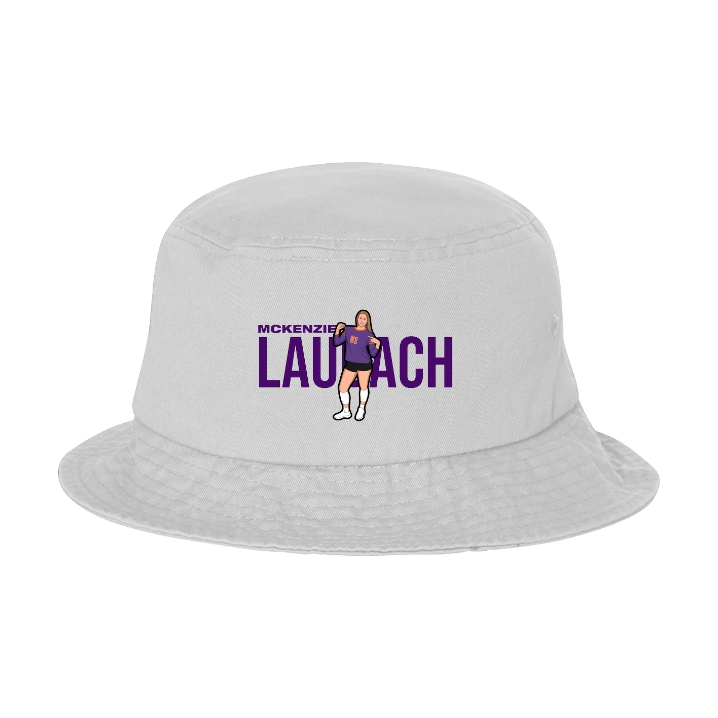 Bucket Cap — Player Name in White