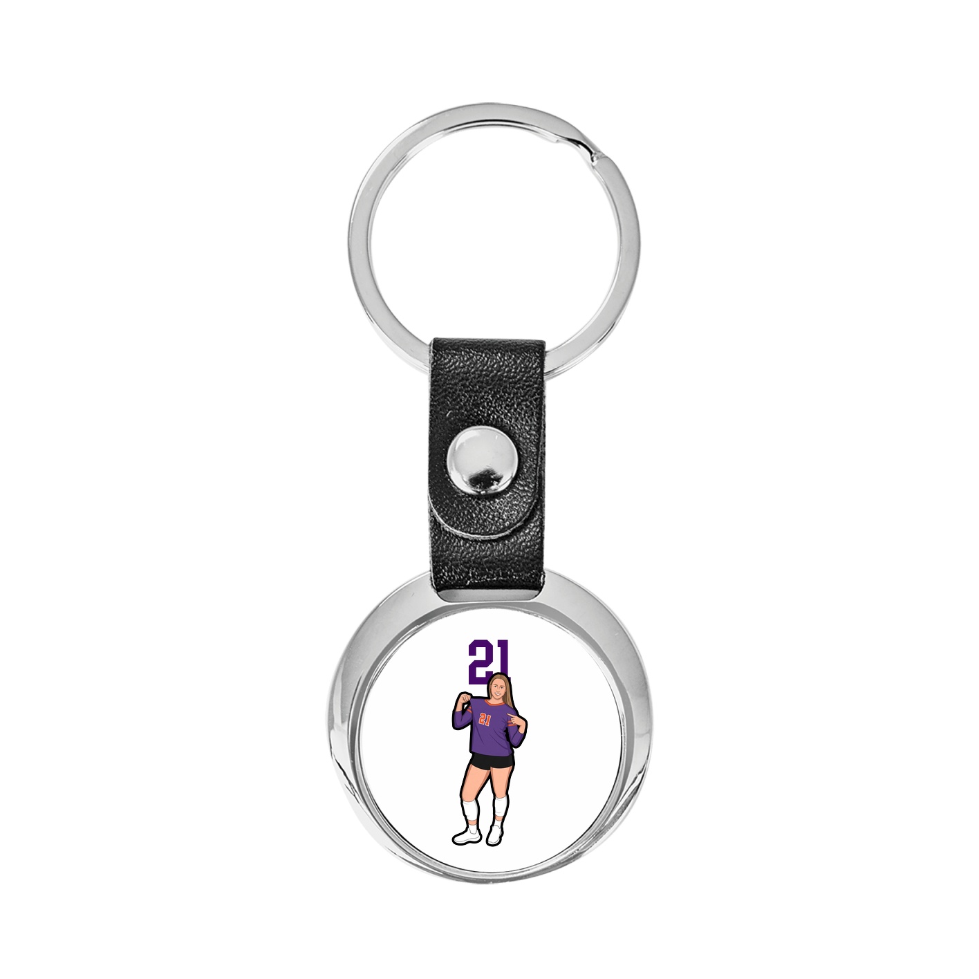 Key Chain — Number Top in Classic