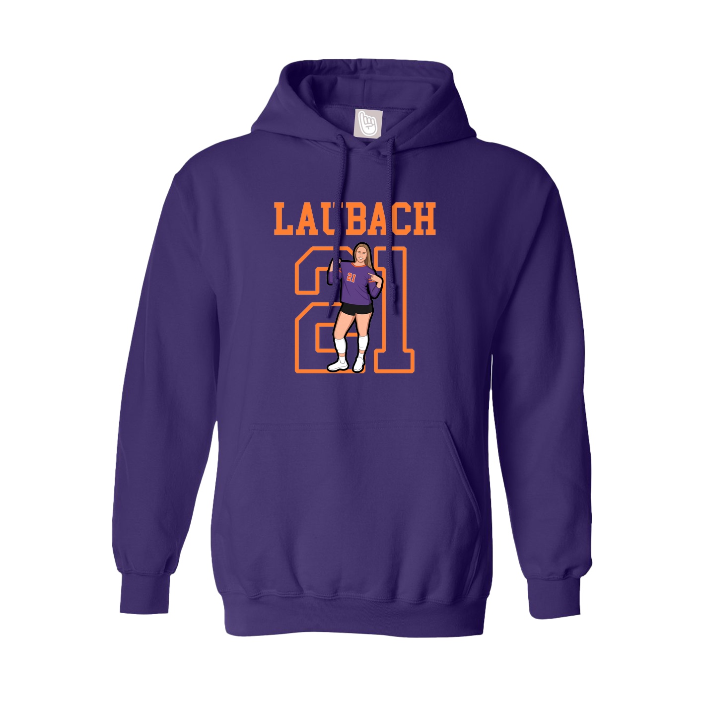 Hoodie — Shirsey in Purple