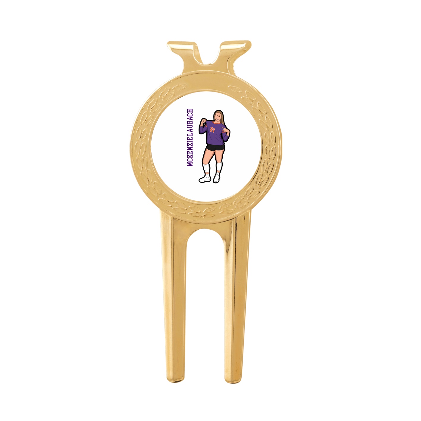 Divot Tool with Ball Marker — Name Vertical in Classic