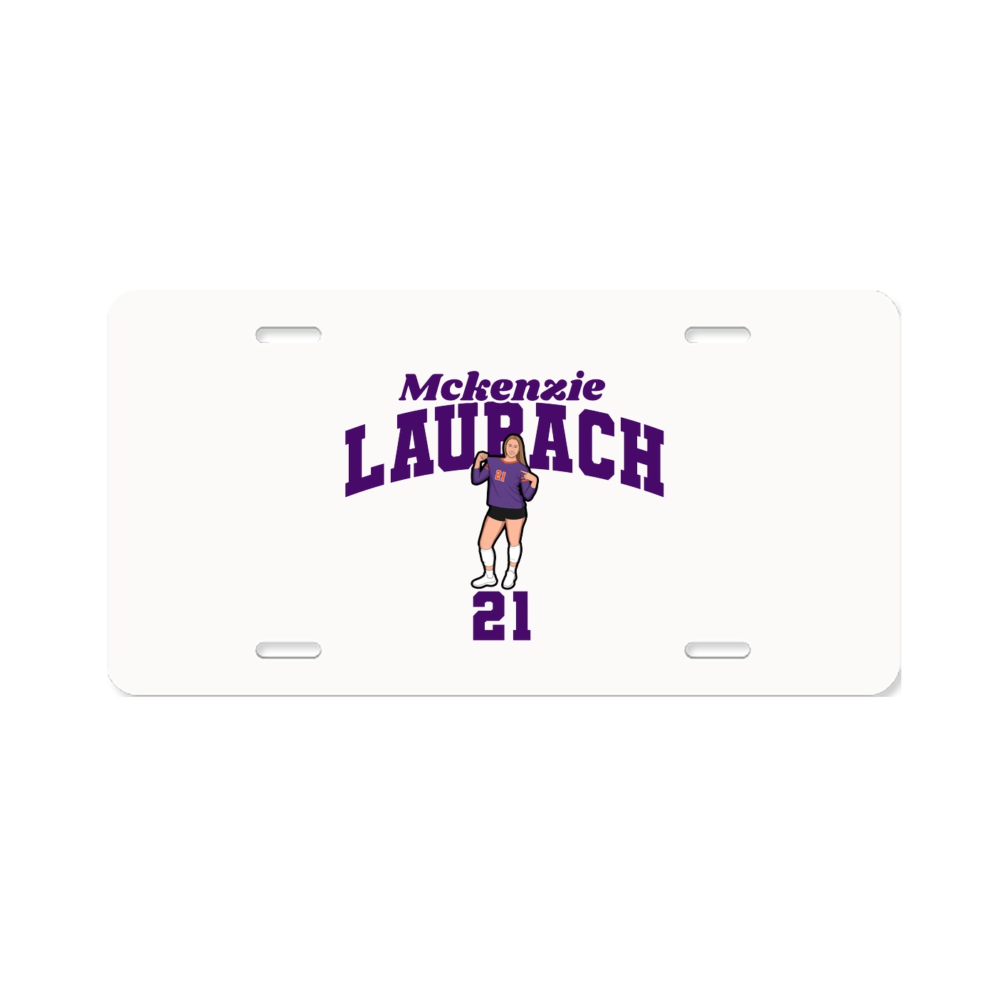 License Plate — Signature Arch in Classic
