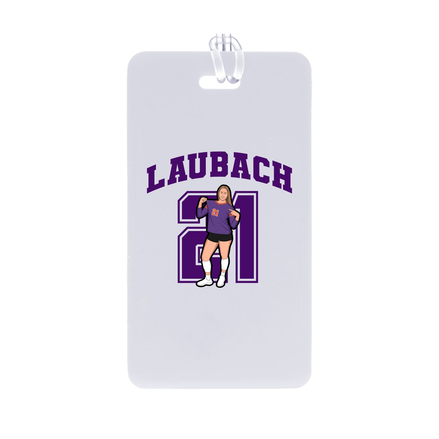Bag Tag — Number in Classic