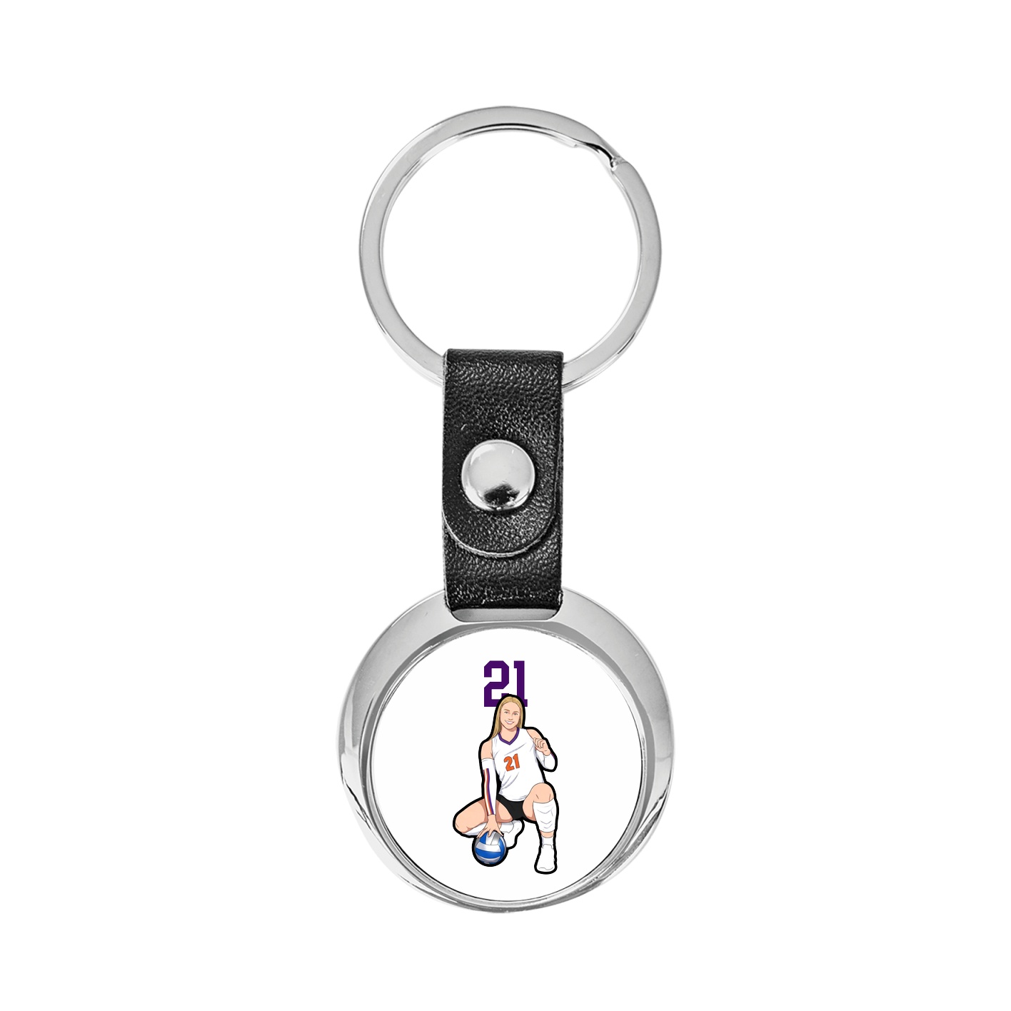 Key Chain — Number Top in Classic