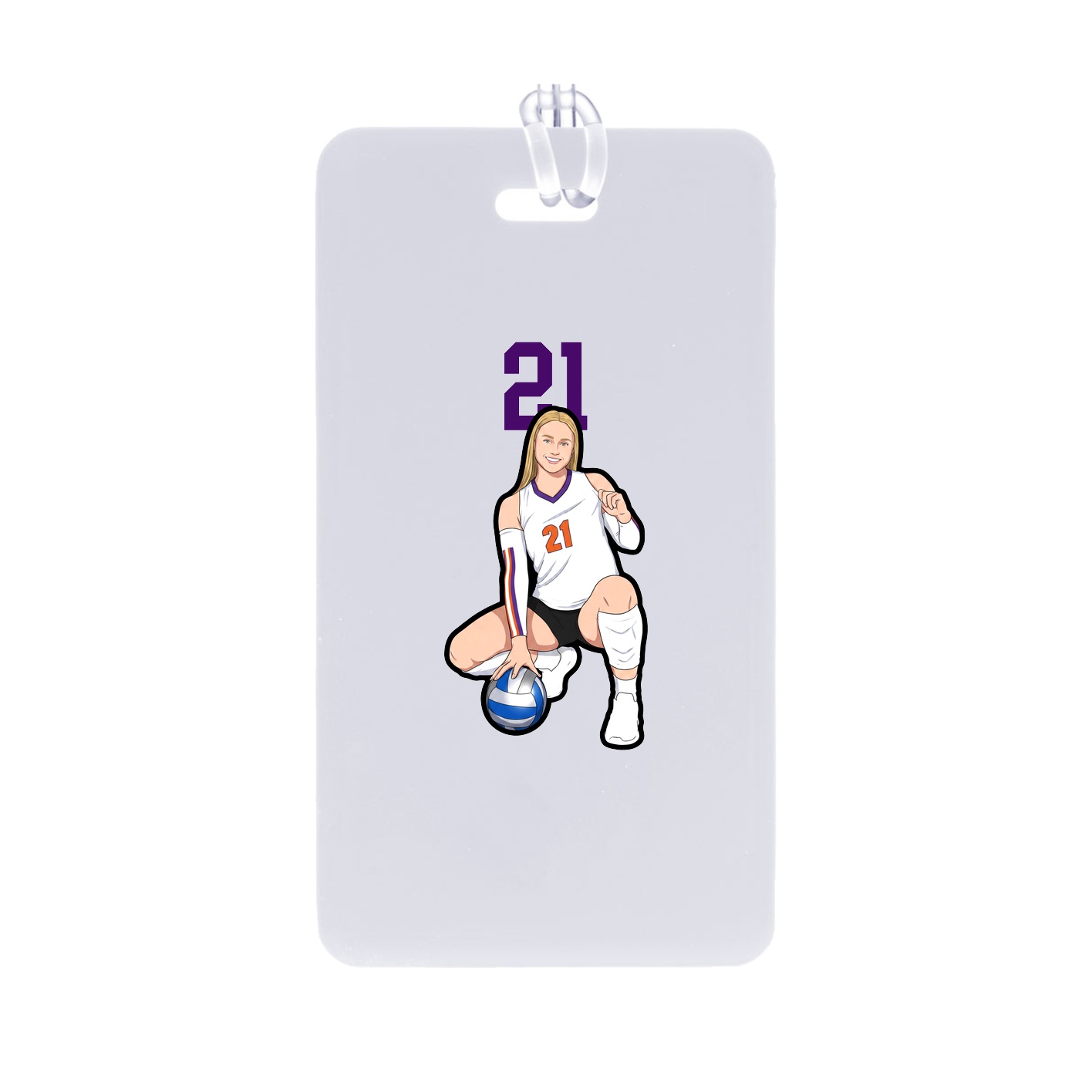 Bag Tag — Number Top in Classic