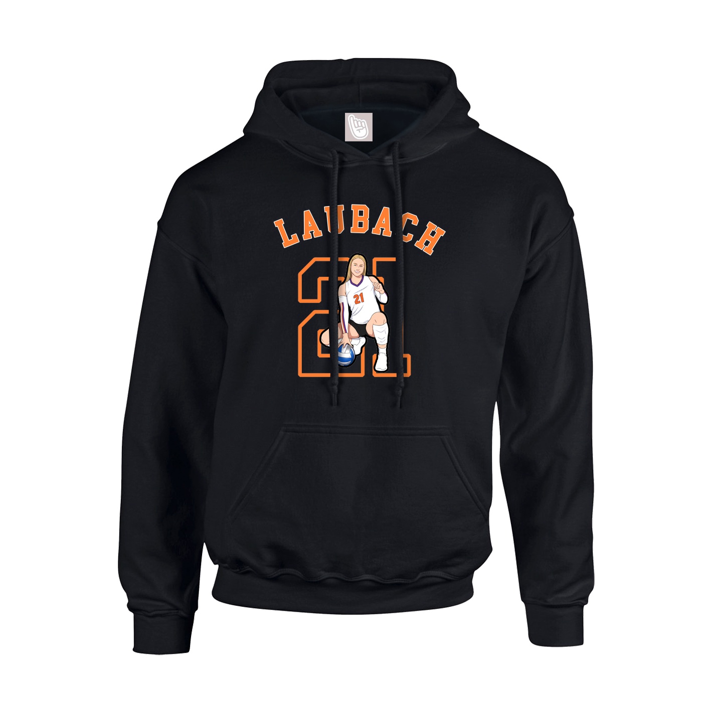 Hoodie — Shirsey Arch in Black