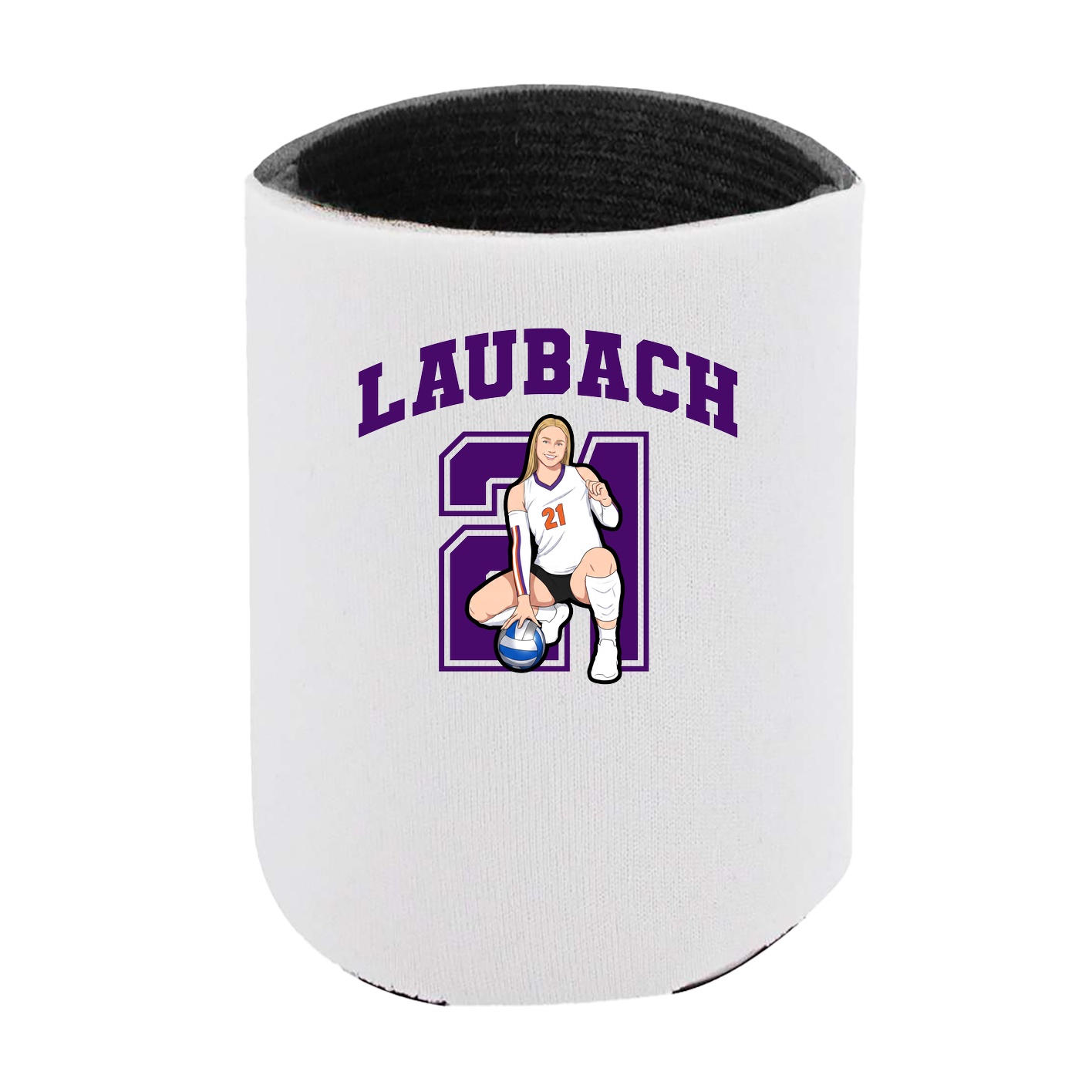 Can Holder — Number in White