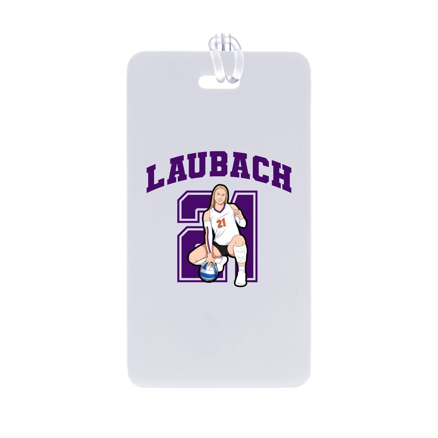 Bag Tag — Number in Classic