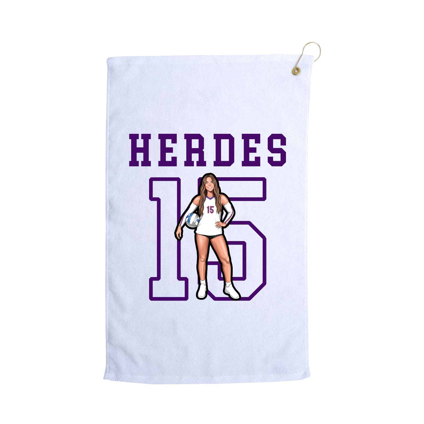 Golf Towel — Shirsey in White