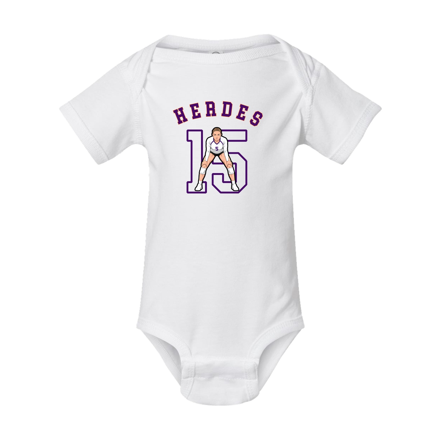 Baby Onesie — Shirsey Arch in White