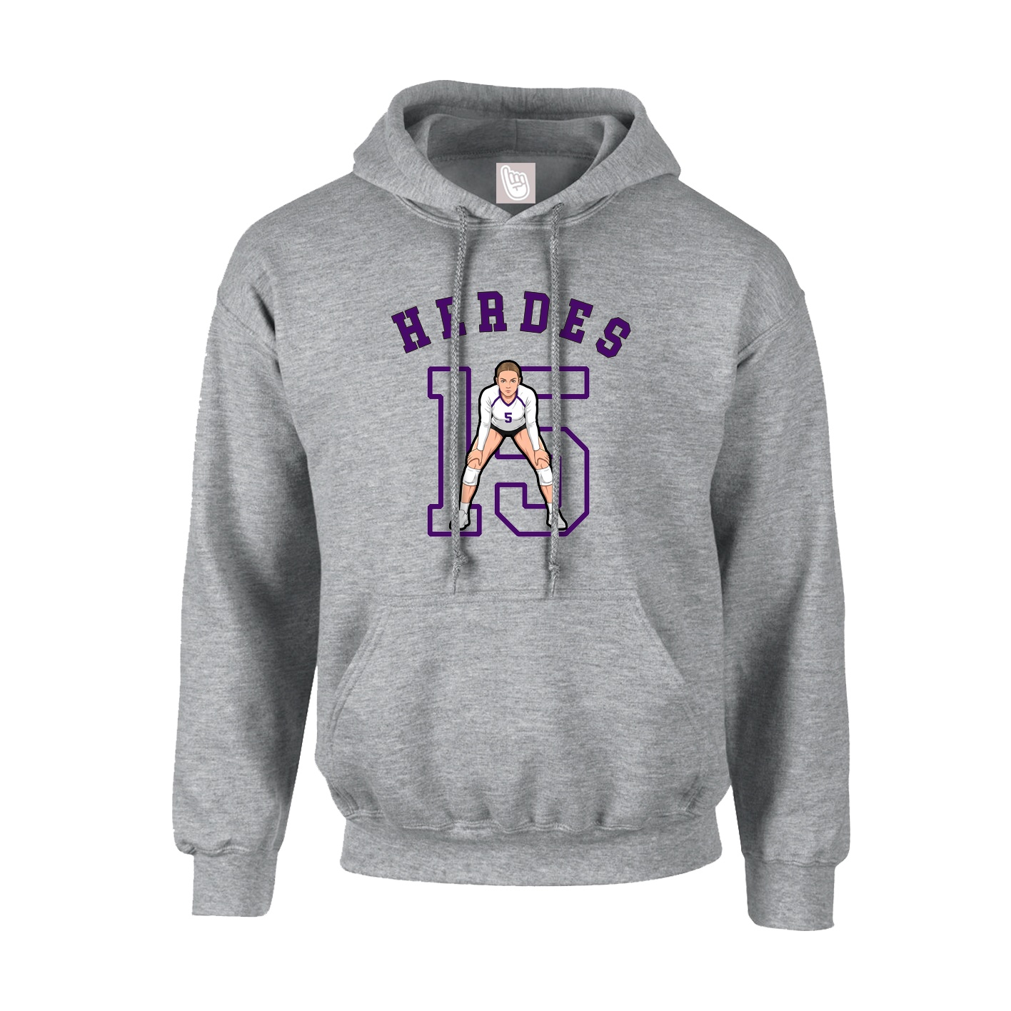 Hoodie — Shirsey Arch in Grey