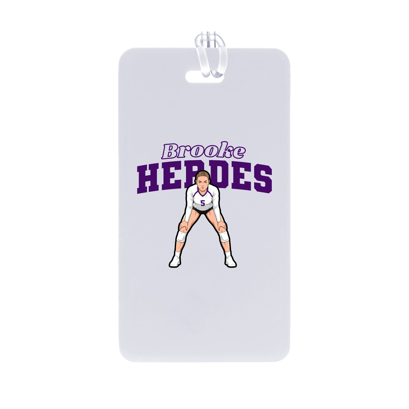 Bag Tag — Name Arch in Classic