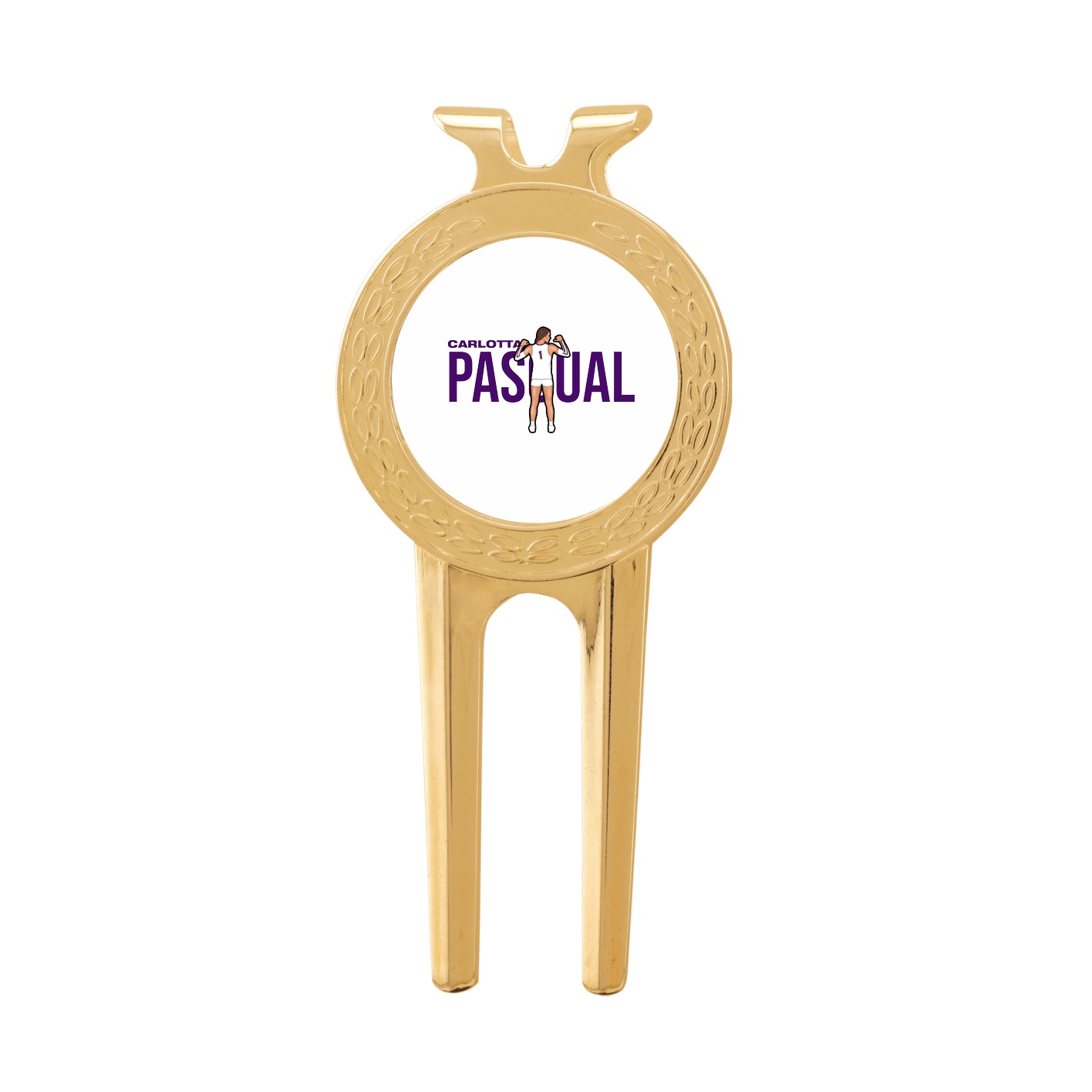 Divot Tool with Ball Marker — Player Name in Classic
