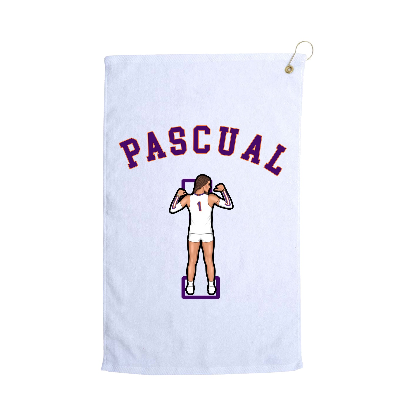 Golf Towel — Shirsey Arch in White