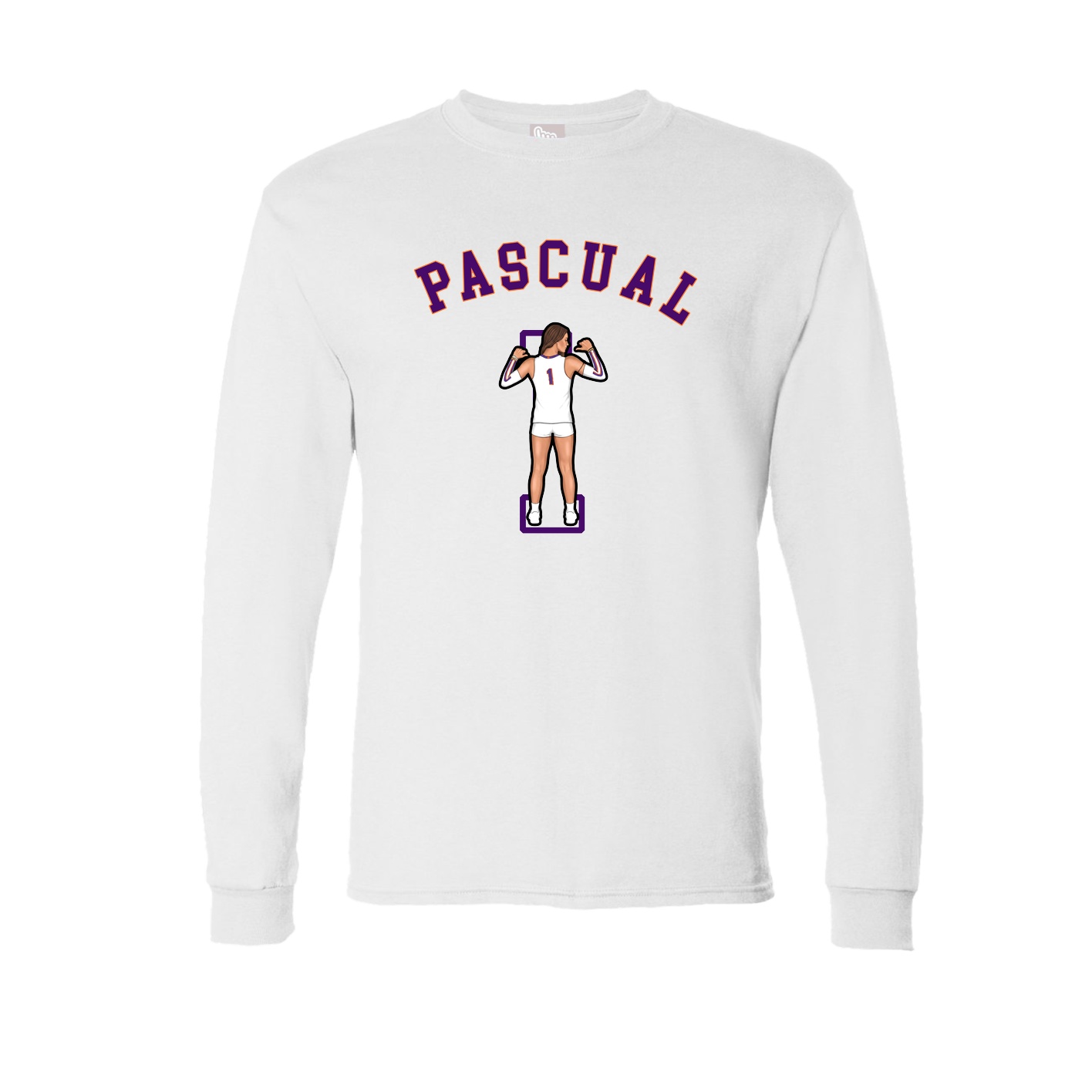 Long Sleeve Tee — Shirsey Arch in White