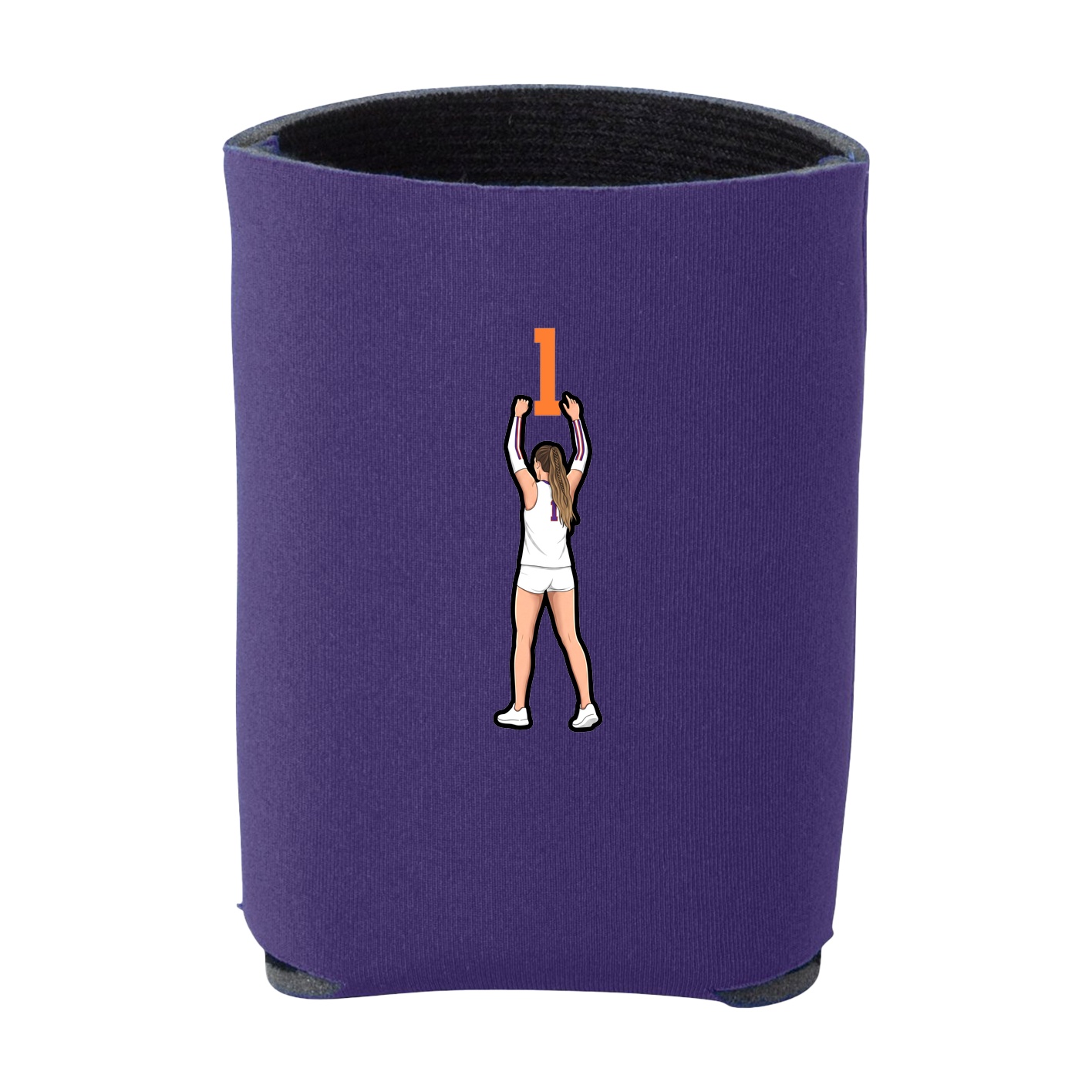 Can Holder — Number Top in Purple