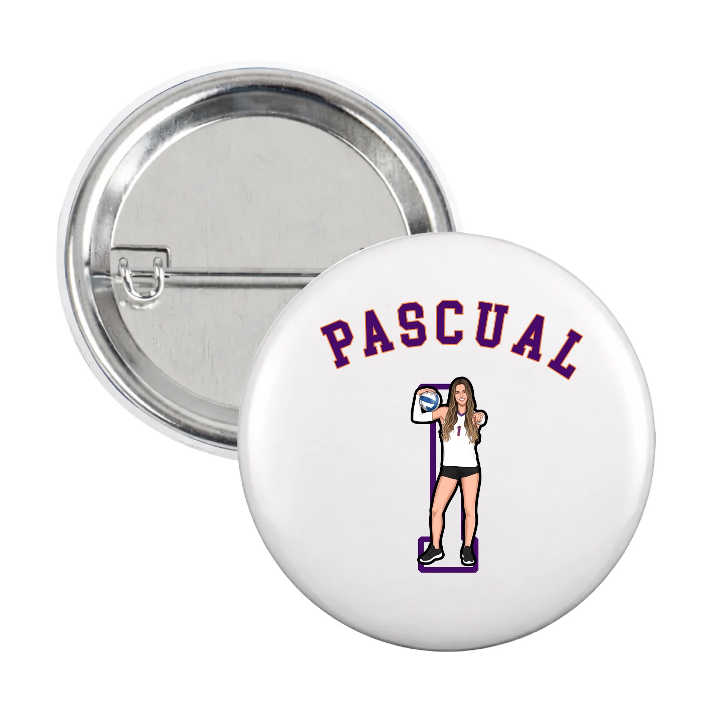 Game Day Button — Shirsey Arch in White