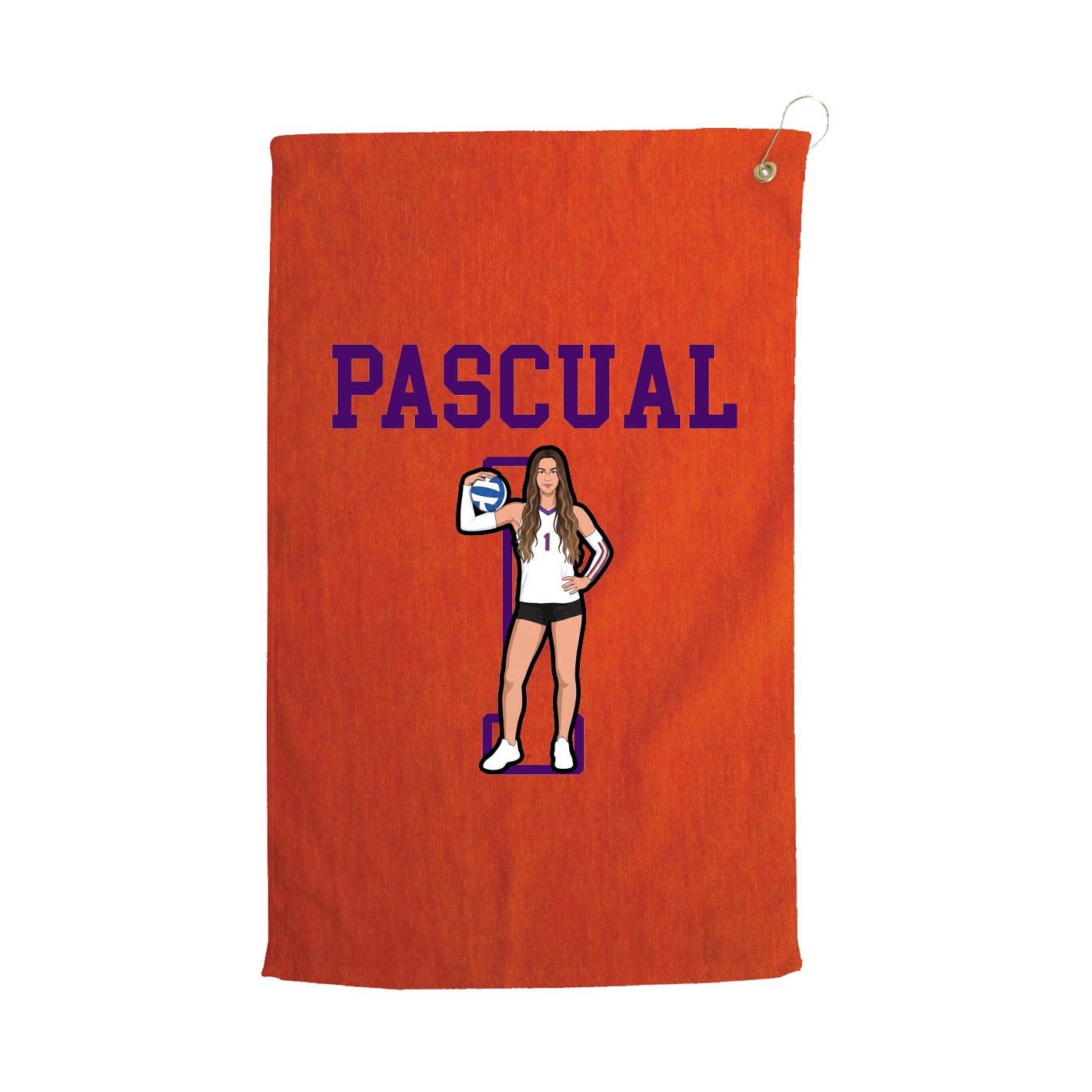 Golf Towel — Shirsey in Orange