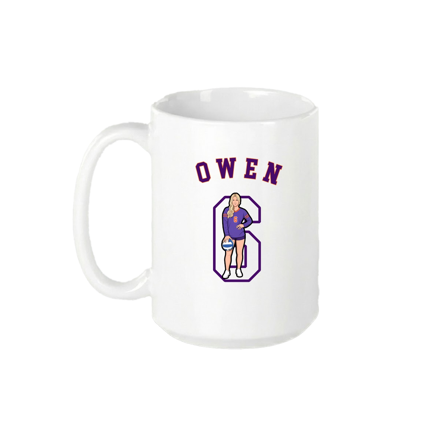 15oz Coffee Mug — Shirsey Arch in White