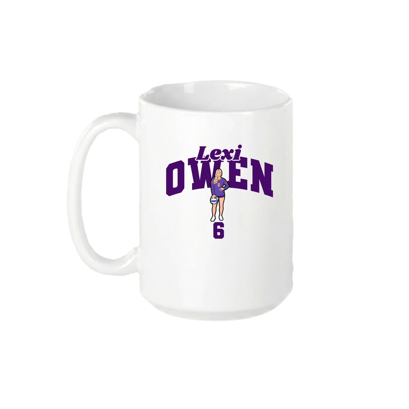 15oz Coffee Mug — Signature Arch in White