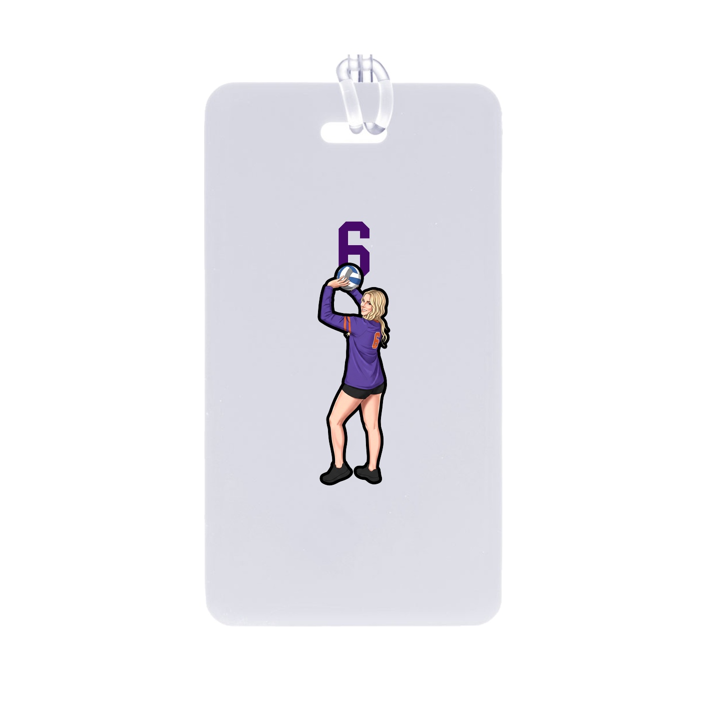 Bag Tag — Number Top in Classic