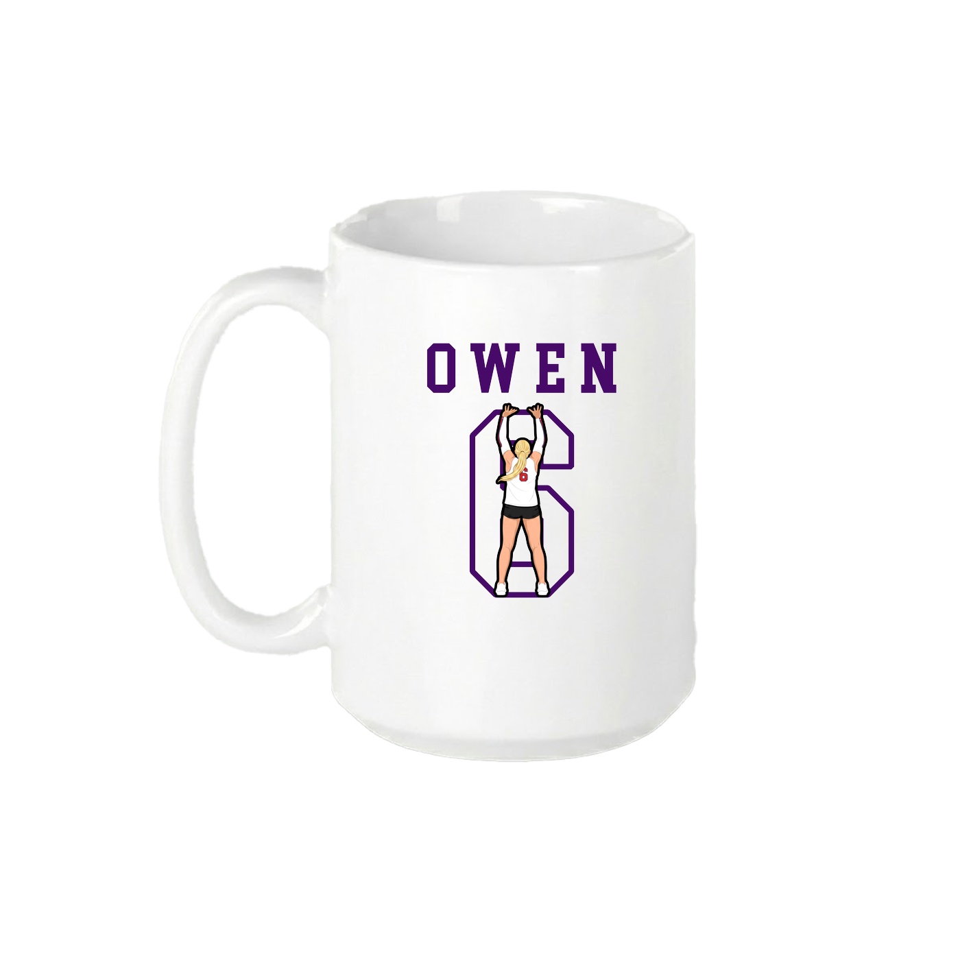 15oz Coffee Mug — Shirsey in White