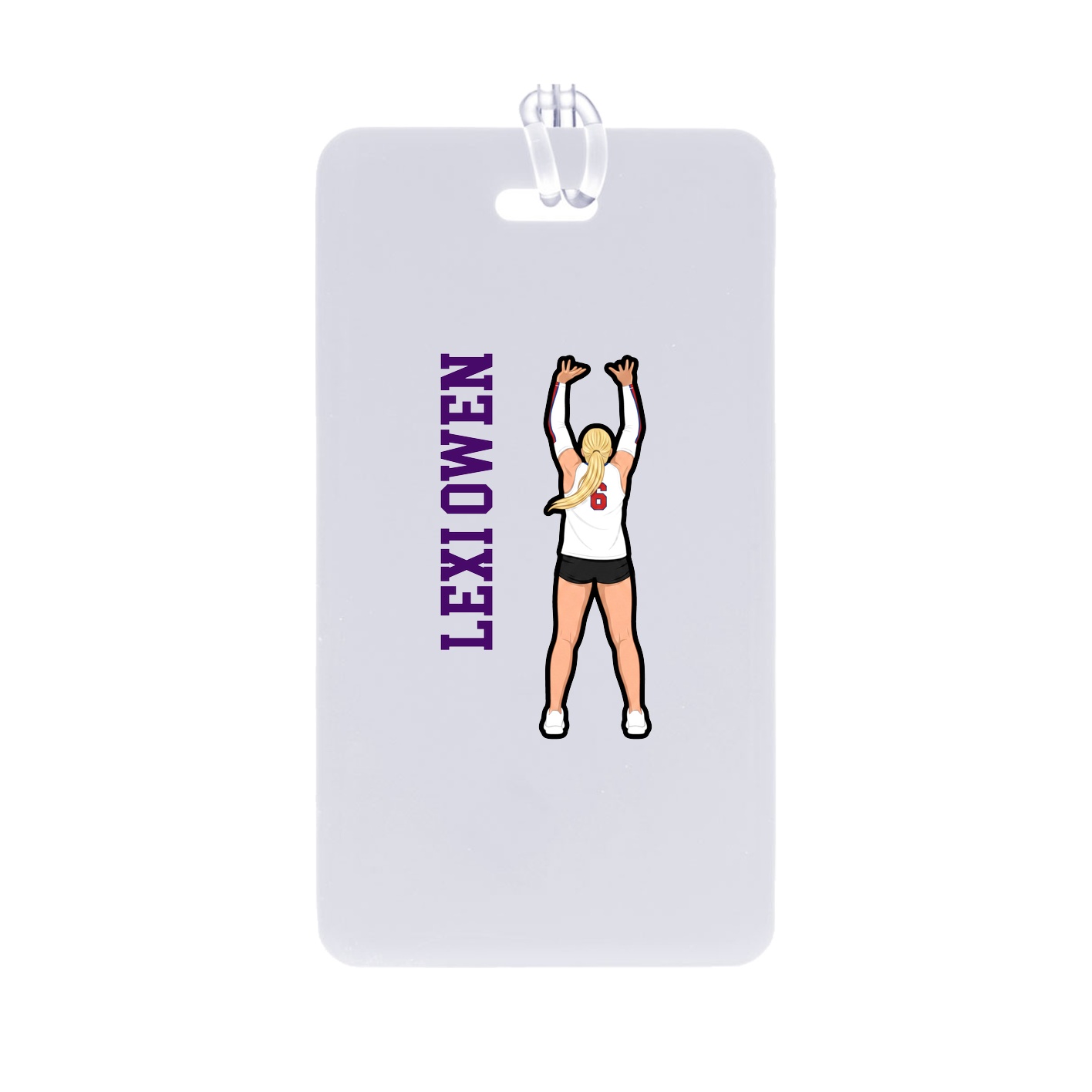 Bag Tag — Name Vertical in Classic
