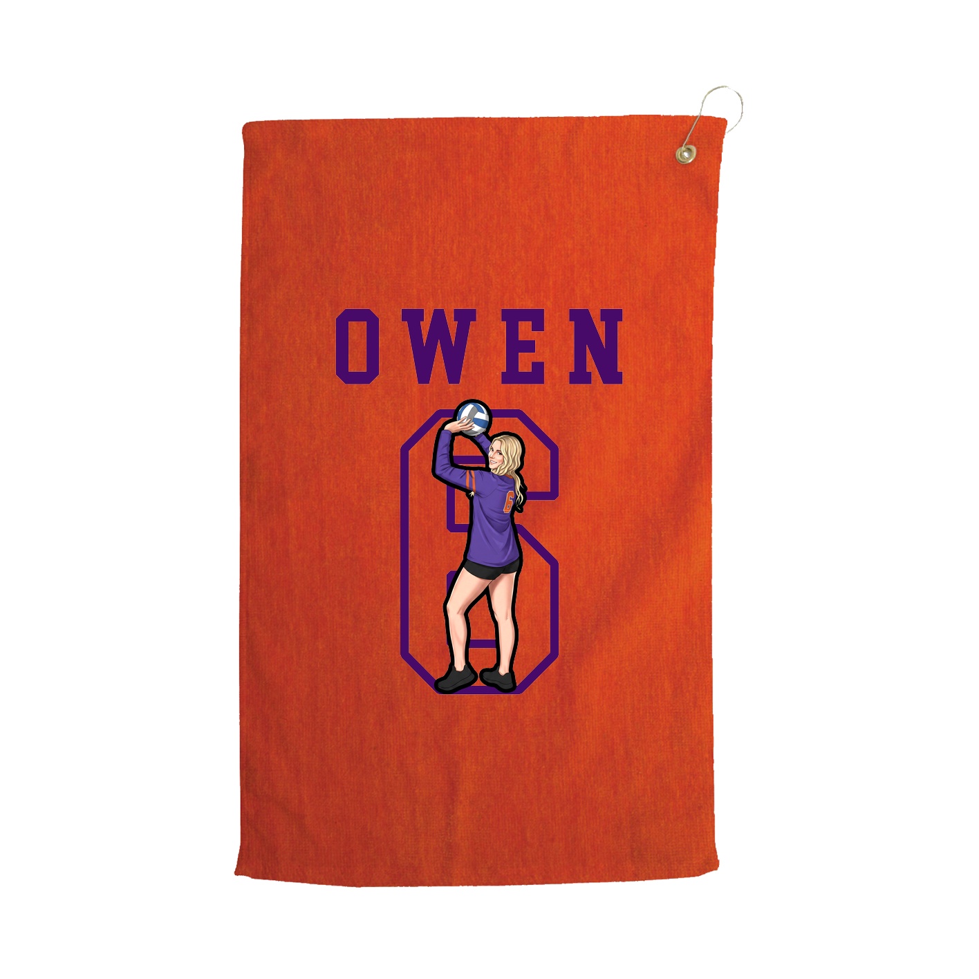 Golf Towel — Shirsey in Orange