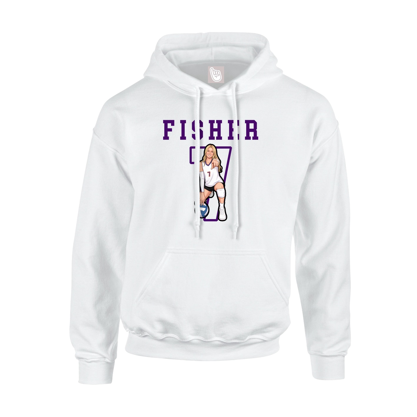 Youth Hoodie — Shirsey in White