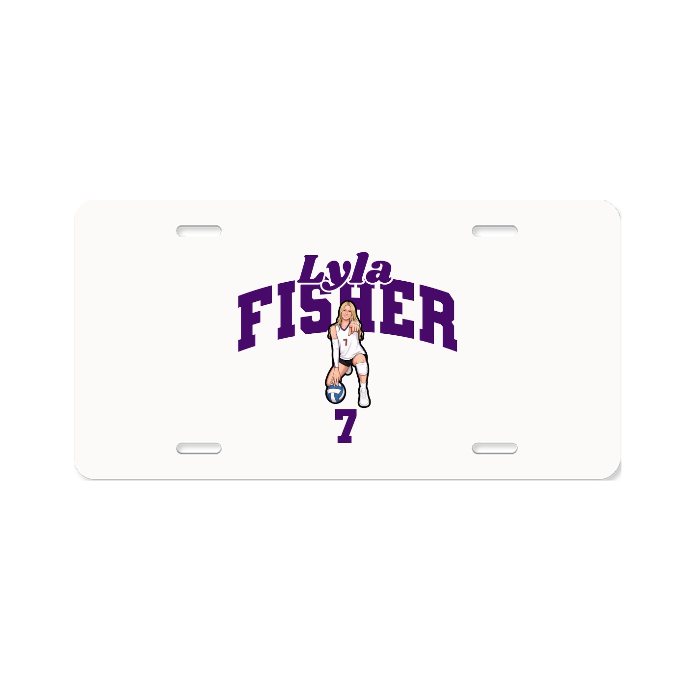 License Plate — Signature Arch in Classic